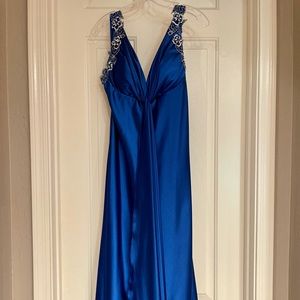 Brand new royal blue formal dress